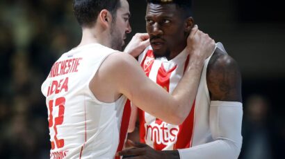 SARAGOSA SLAVI BIVŠEG PLEJA ZVEZDE: Trojka sa osam metara za pobedu (VIDEO)
