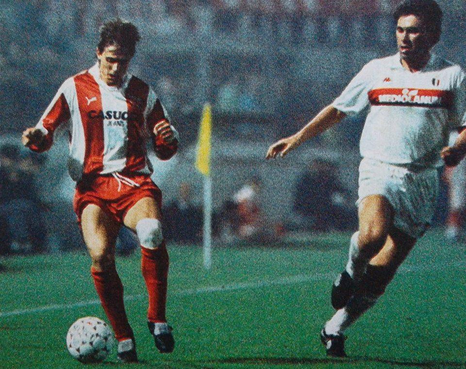 Coppa Campioni 1988 89 Milan vs Stella Rossa Dragan Stojković e Carlo Ancelotti