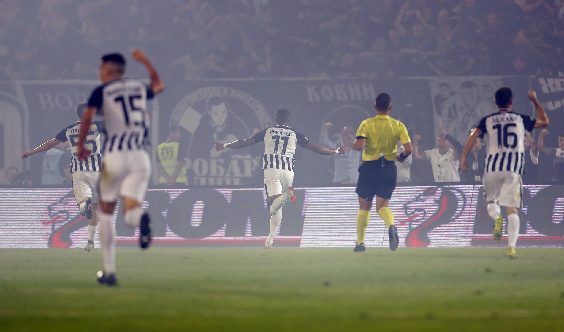 Rikardo Gomeš slavi gol 158. večiti derbi