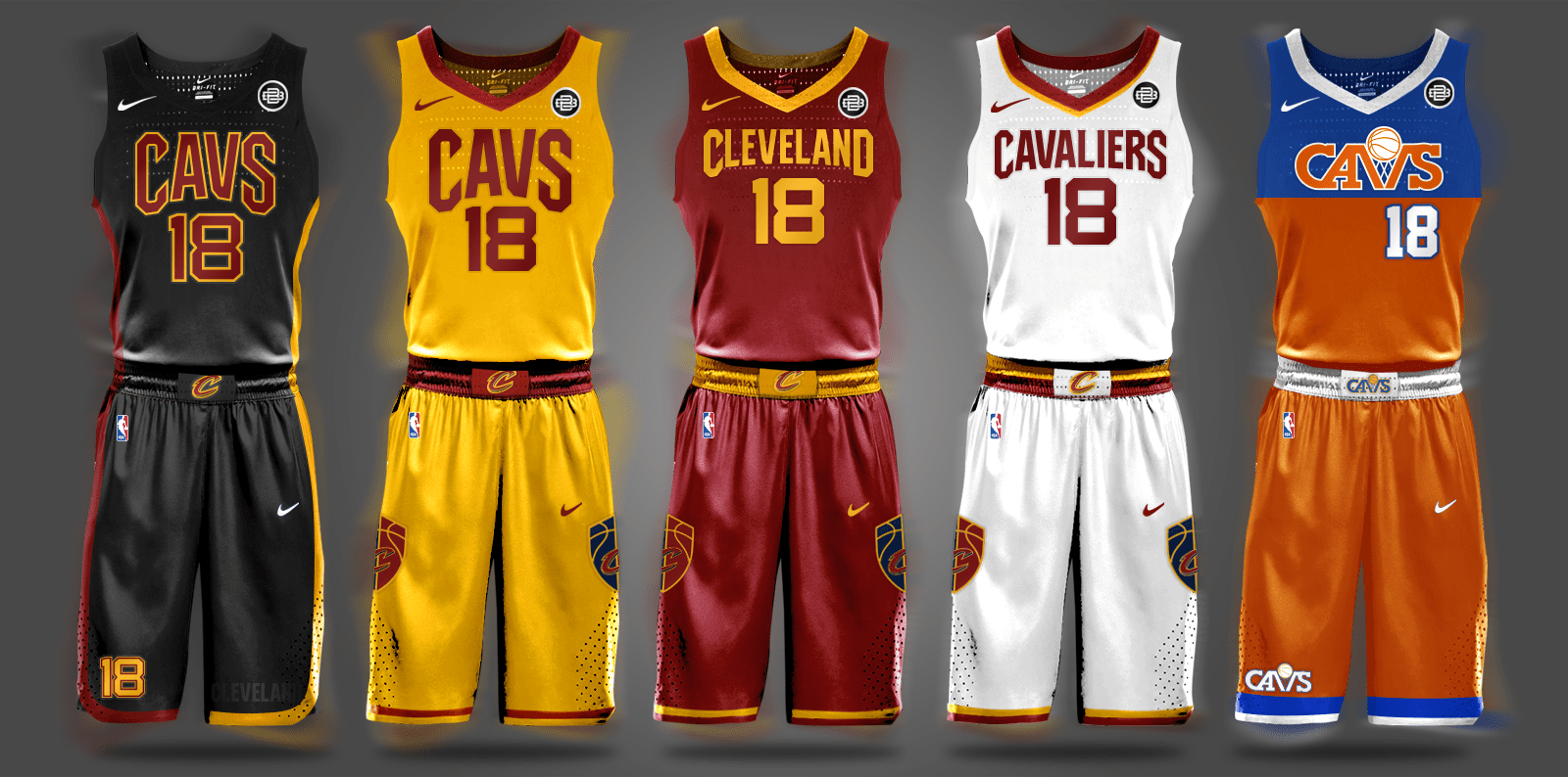 Cleveland Cavs Nike Uniforms003
