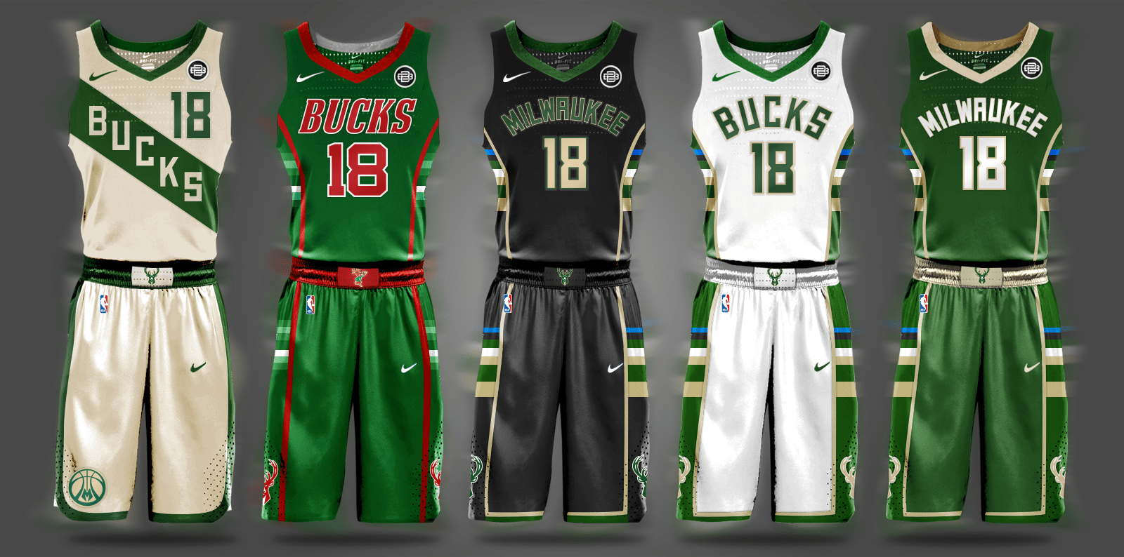 Milwaukee Bucks Uniforms