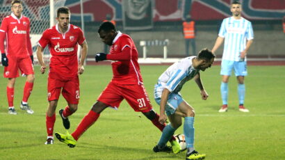 Zvezda ubedljiva u Subotici, Milan Borjan iznet sa terena