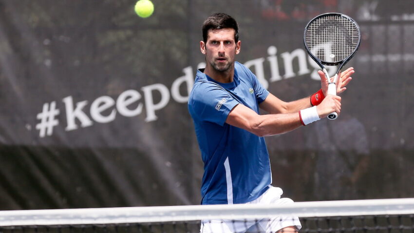 PAKLENI TRENING Nole i Krajinović - ko je bio bolji?