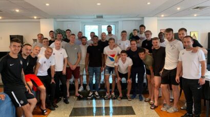 OPROŠTAJ RIKARDA I PARTIZANA Gomeš svratio da se pozdravi s timom