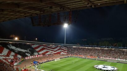 EMOTIVNA KOREOGRAFIJA DELIJA Poslednji pozdrav navijačkoj legendi