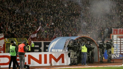 ŠVAJCARSKI MEDIJI: Kroz “tunel pakla” do terena na stadionu Zvezde