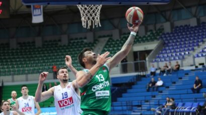 ABA SUPERKUP Cedevita Olimpija se sa Partizanom bori za trofej
