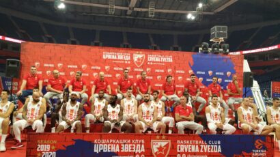 ZVEZDA U ARENI Lazić na semaforu, nasmejani Kuzmić i novi dresovi