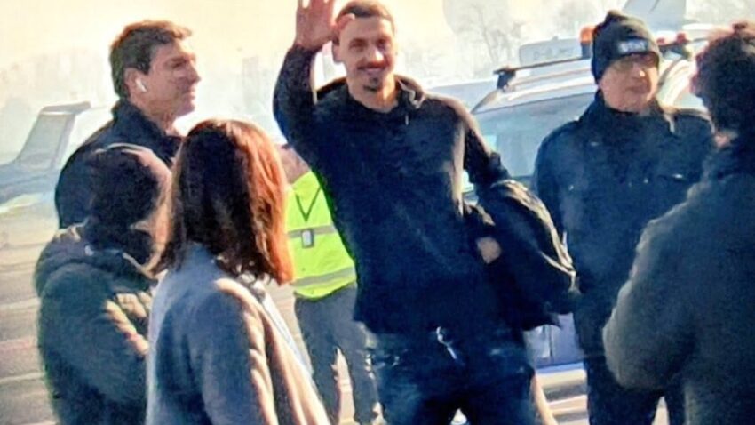 IBRA BLOKIRAO AERODROM Navijači Milana priredili Zlatanu vruć doček!