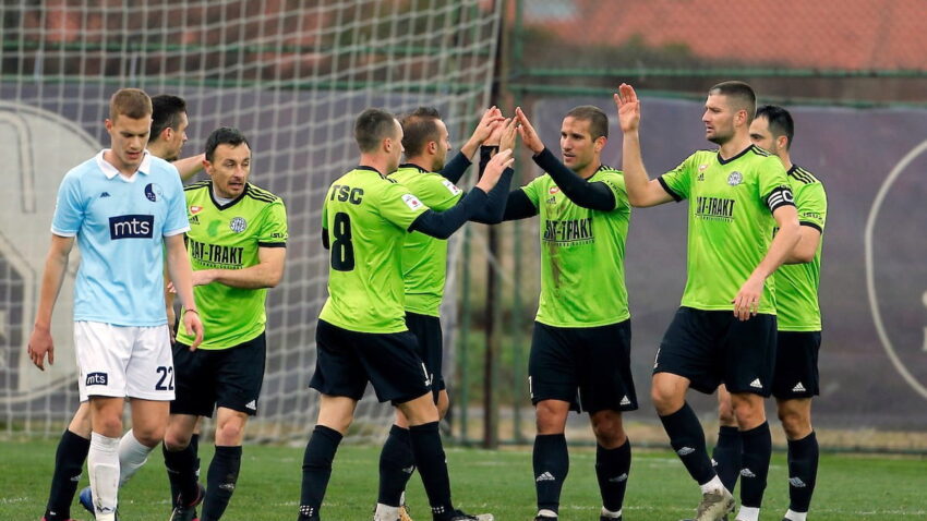 GOLEADA NA BANJICI TSC slavio protiv Rada sa igračem manje!