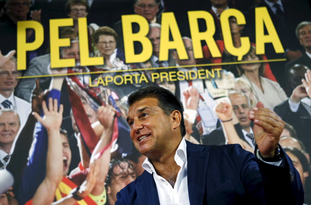 djoan laporta-barselona-predsednik-izbori-favorit