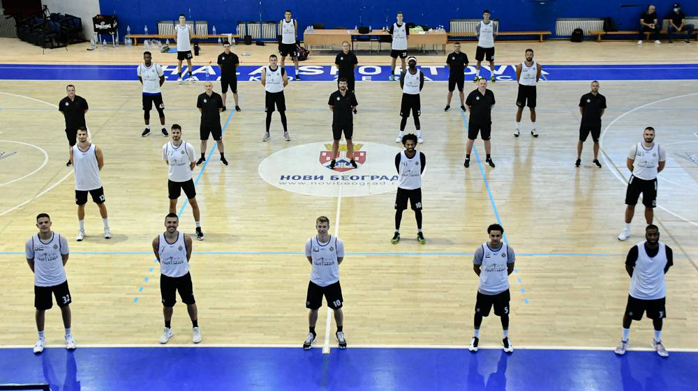Košarkaši Partizana nalaze se u Hali sportova (FOTO: KK Partizan)