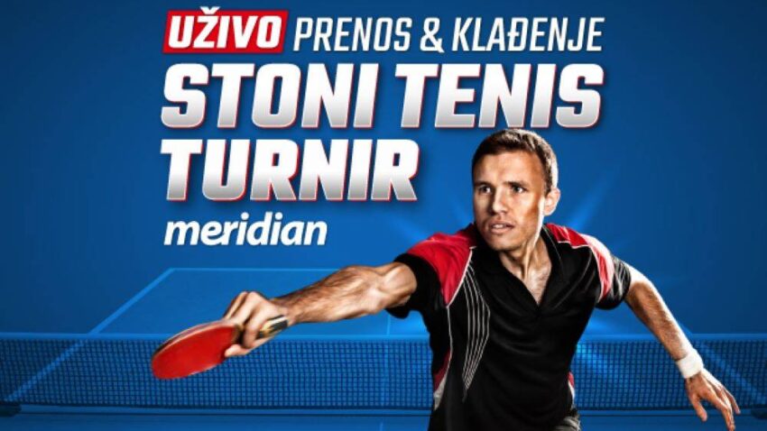 MERIDIANBET CUP – Isprati UŽIVO svaki meč do sada neviđenog turnira u stonom tenisu!