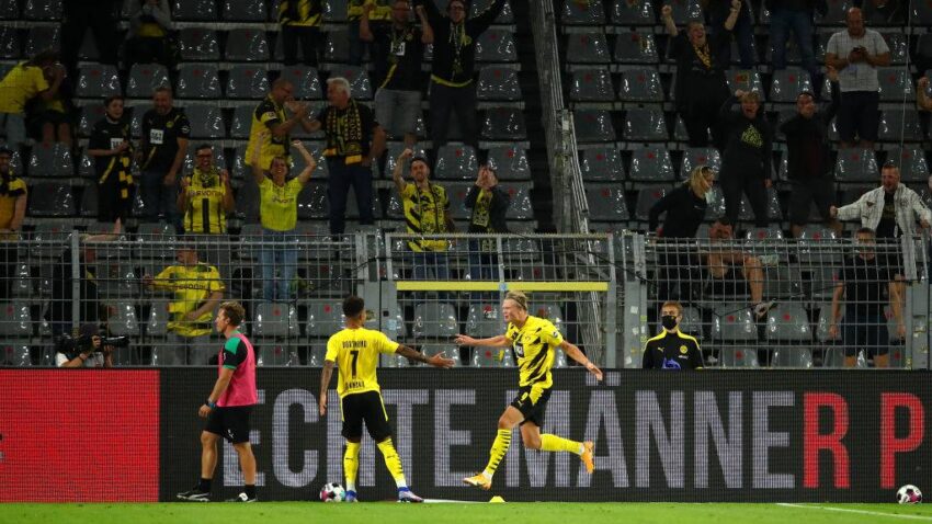 HALAND NASTAVIO DA REŠETA: Dortmund ubedljiv protiv Menhengladbaha