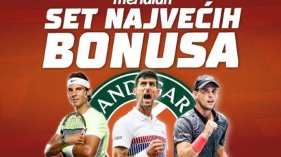 Samo u Meridianu – Bonus BEZ USLOVA i promotivna kvota da Novak osvaja Rolan Garos!