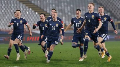 Proslava o kojoj se priča: Škoti su posle meča sa Srbijom napravili šou (VIDEO)