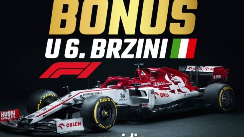 Velika nagrada Ređo Emilija - Bonus 1.000 dinara za UŽIVO klađenje tokom trke Formule 1