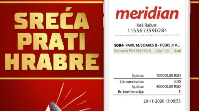 Gem. Set. Meč. Sjajan dobitak u Meridianu!
