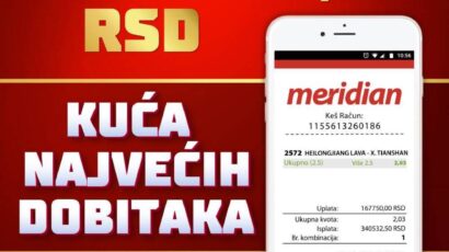 Jedan par je dovoljan: Novi dobitni tiket u Meridianu!