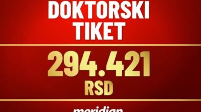E, ovo je DOKTORSKI TIKET – prošao 6 parova za 2.500 EVRA!