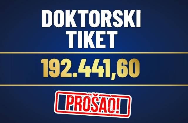 TO JE TIKET: Na 70 dinara uzeo 1.600 EVRA!