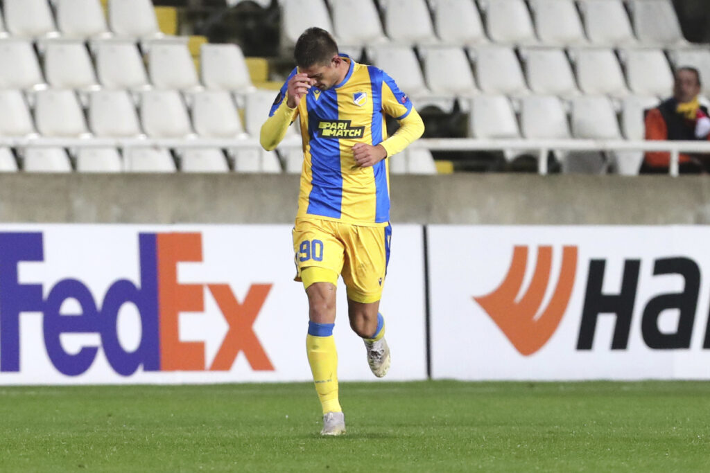 vujadin savic-apoel-olimpija ljubljana