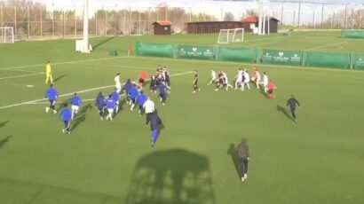 OPŠTA TUČA: Prijateljski fudbalski se završio boks mečom (VIDEO)