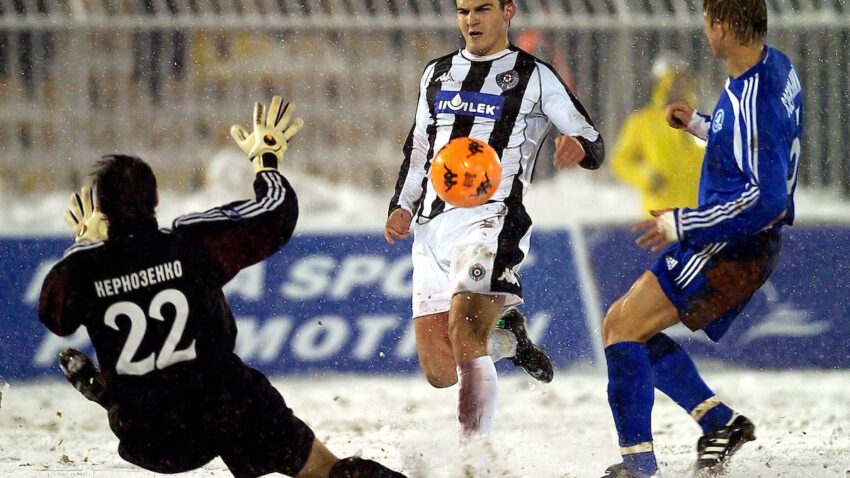 SEĆANJE NA VELIKI MEČ: U Beogradu je bio sneg, a u Ukrajini Partizan je... (VIDEO)