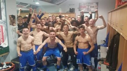 O, daj, okreni… Fudbaleri pobedili, pa slavili uz Balaševića (VIDEO)