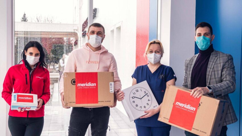 MERIDIAN U CRVENOJ ZONI – Stigla važna donacija Kovid bolnici u Batajnici!
