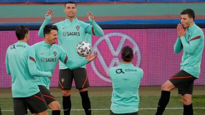 FOTO PRIČA: Ronaldo je u centru pažnje, zavirite na trening Portugalaca