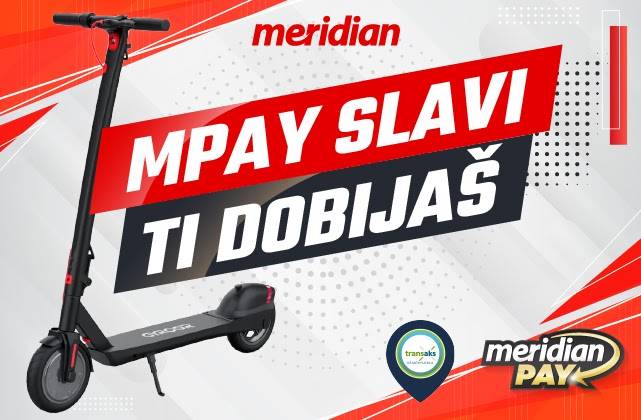 Aprilska Meridian dominacija - poklanjamo ti TROTINET i brdo bonusa