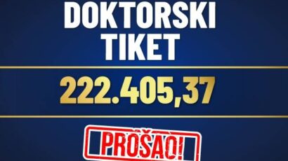 DOKTOR KLAĐENJA! Tiket sa nižim ligama doneo pravo bogatstvo!
