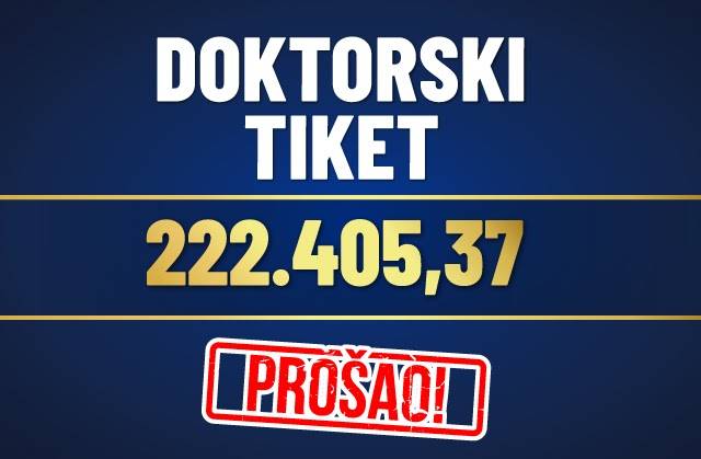 DOKTOR KLAĐENJA! Tiket sa nižim ligama doneo pravo bogatstvo!