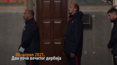 Uz blagoslov na derbi: Zvezda pre utakmice išla u manastir! (VIDEO)