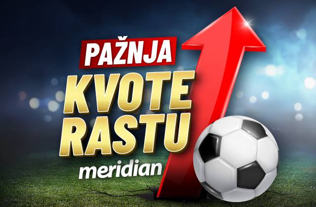 ELITNI FUDBAL I MERIDIAN - DOBITNA KOMBINACIJA: Nigde nećete naći veće kvote!