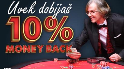 Kazino bez stresa – ovde je 10% VIP MONEY BACK umesto dobar dan