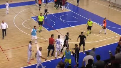 UDARIO LEKARA PAZARACA: Uhapšen posle haosa na futsal utakmici