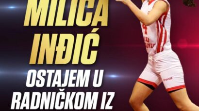 MILICA INĐIĆ ZA MERIDIAN SPORT: Ostajem u Radničkom iz Kragujevca!
