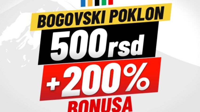BOMBASTIČNO IZNENAĐENJE: Preuzmi POKLON TIKET + 200% BONUSA!
