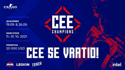 CS:GO CEE šampionat se vratio! Takmičite se za nagradni fond od 20.000$!