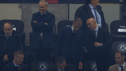 ČEFERIN U DRUŠTVU SRPSKIH LEGENDI: Vidić i Ivanović na San Siru (VIDEO)