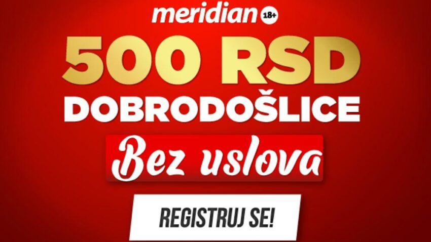 KAD MERIDIAN ČASTI – SVI SU NA DOBITKU! Preuzmi bonus dobrodošlice i odigraj tiket