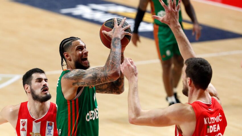 ROLERKOSTER U PIONIRU: Zvezda nadoknadila -16 i na kraju slavila protiv Cedevite!