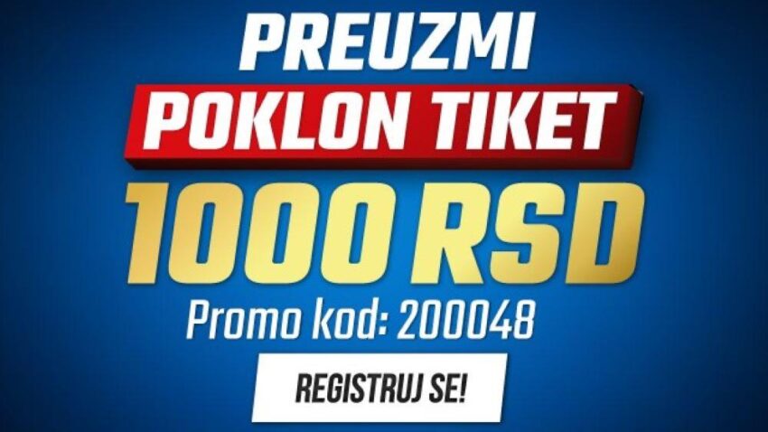 SPECIJALAN BONUS: Čitaj Meridian sport i preuzmi poklon tiket od 1.000 RSD!
