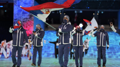 SRPSKA TROBOJKA U PEKINGU: Vukićević poneo zastavu naše zemlje na svečanom otvaranju ZOI! (FOTO)