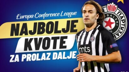 CRNO-BELA BAJKA TRAJE: Partizan juriša na osminu finala Lige konferencija uz najveće kvote u Meridianu!