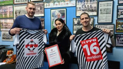 MERIDIAN NASTAVLJA DA POMAŽE SRPSKI SPORT: Prvi Partizan obučen u novo ruho!