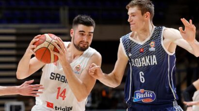 SRBIJA RUTINSKI PROTIV SLOVAČKE: Avramović, Jović i Ristić “završili posao” u prvoj deonici!