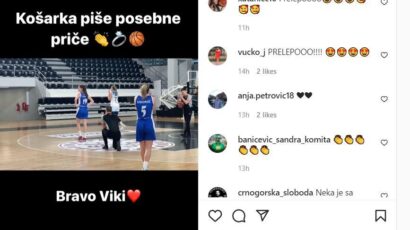 ROMANTIKA NA TERENU: Spremala se da izvede slobodno bacanje pa je sudija zaprosio! (VIDEO)